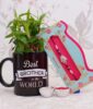 Combo of Stone Rakhi with Lucky Plant N Mug